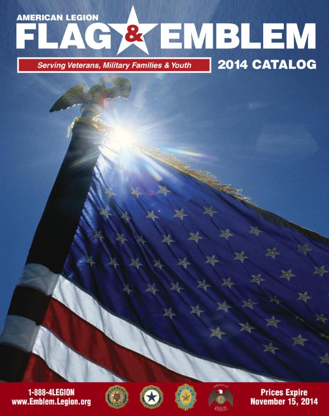 New Emblem Sales catalog available The American Legion